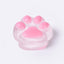 45g Transparent-pink Paw Taba Squishy