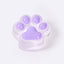 62g Transparent-purple Paw Taba Squishy