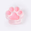 62g Transparent-pink Paw Taba Squishy