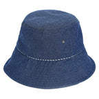 日本UV DENIM HAT小脸效果可水洗可折叠牛仔防晒帽