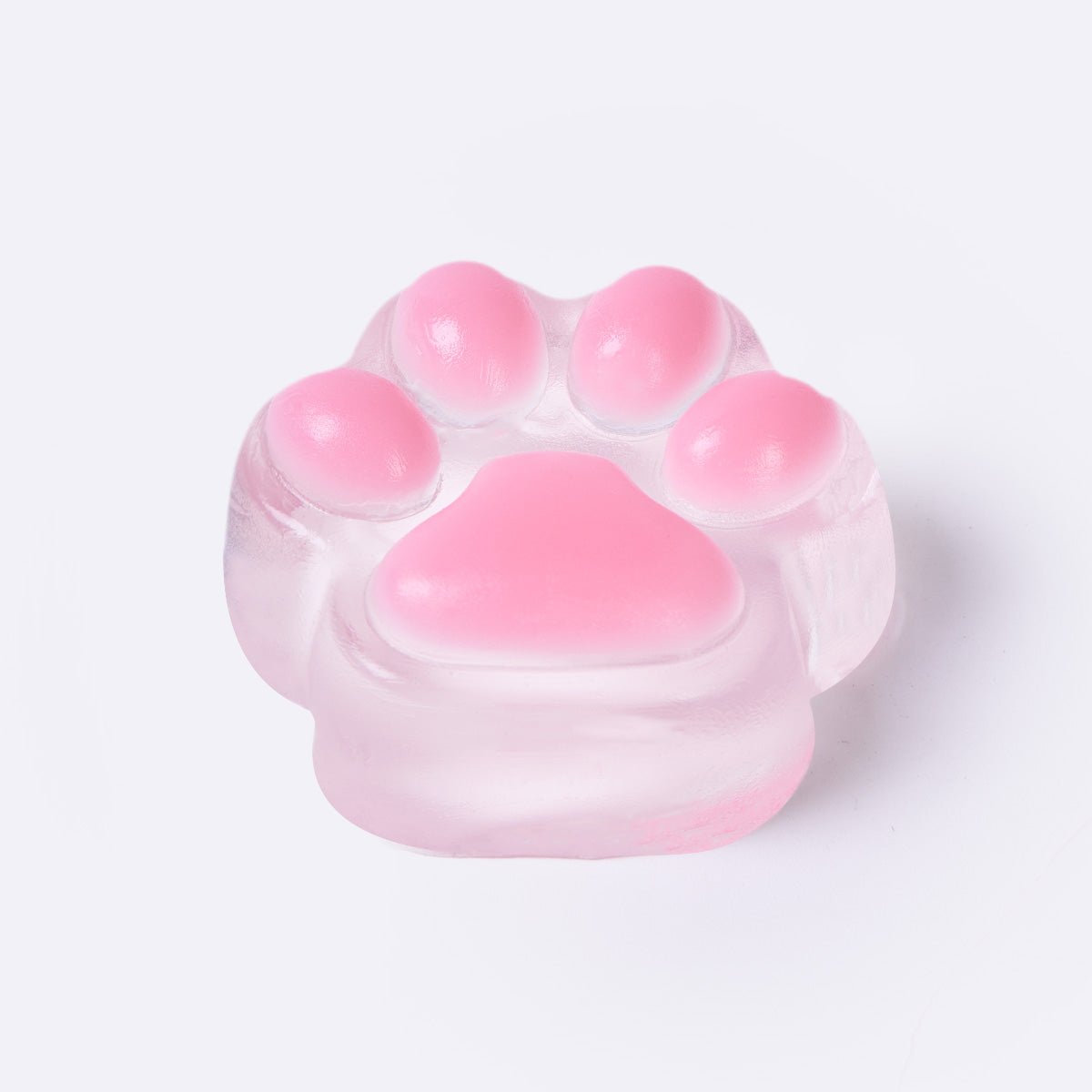 45g Transparent-pink Paw Taba Squishy