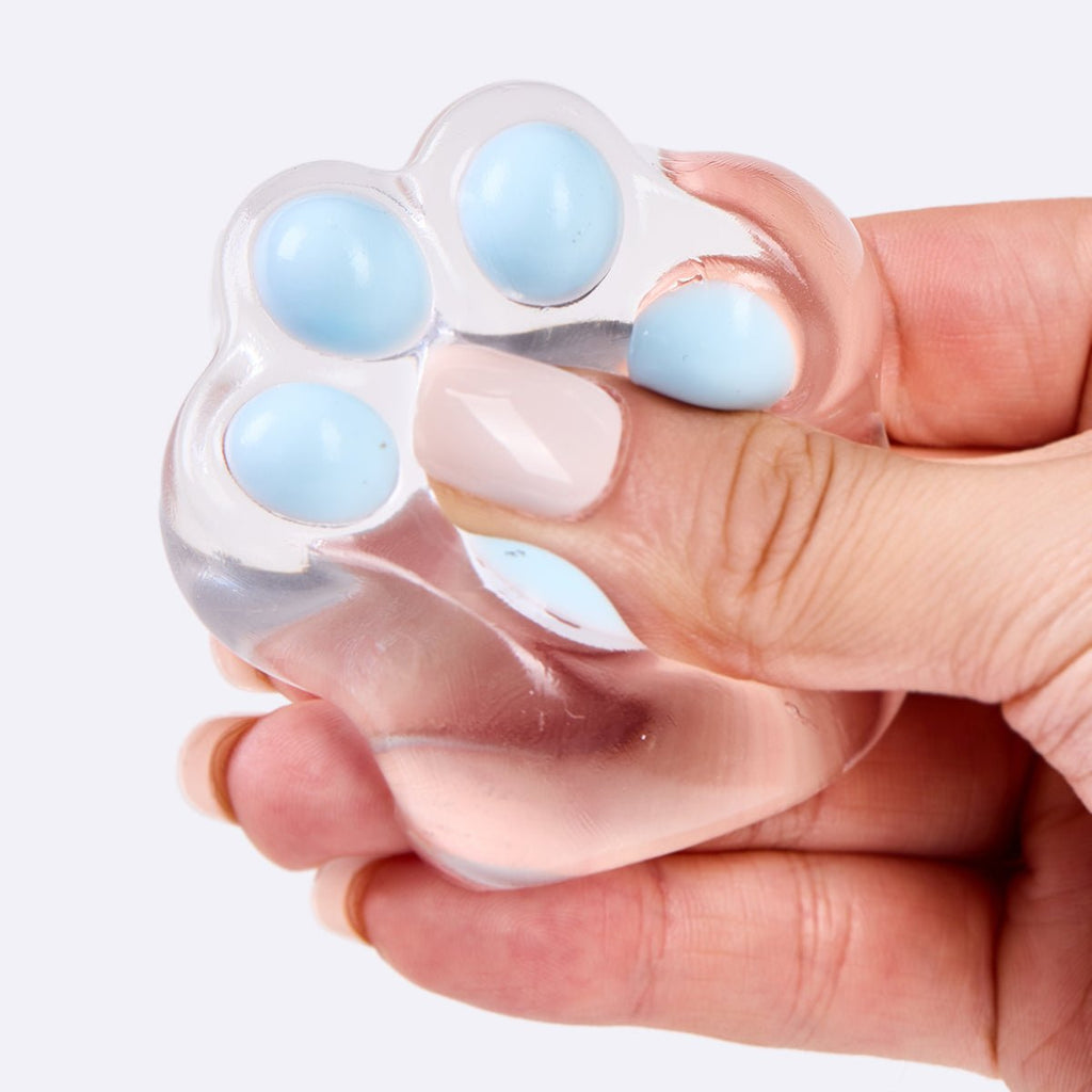 62g Transparent-blue Paw Taba Squishy