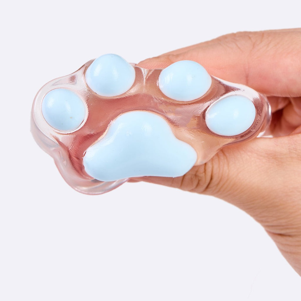 62g Transparent-blue Paw Taba Squishy