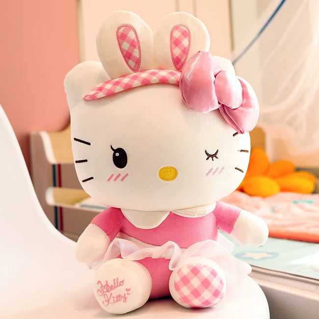 Hello Kitty - Sweetheart Bunny Plush 12” Hover Image