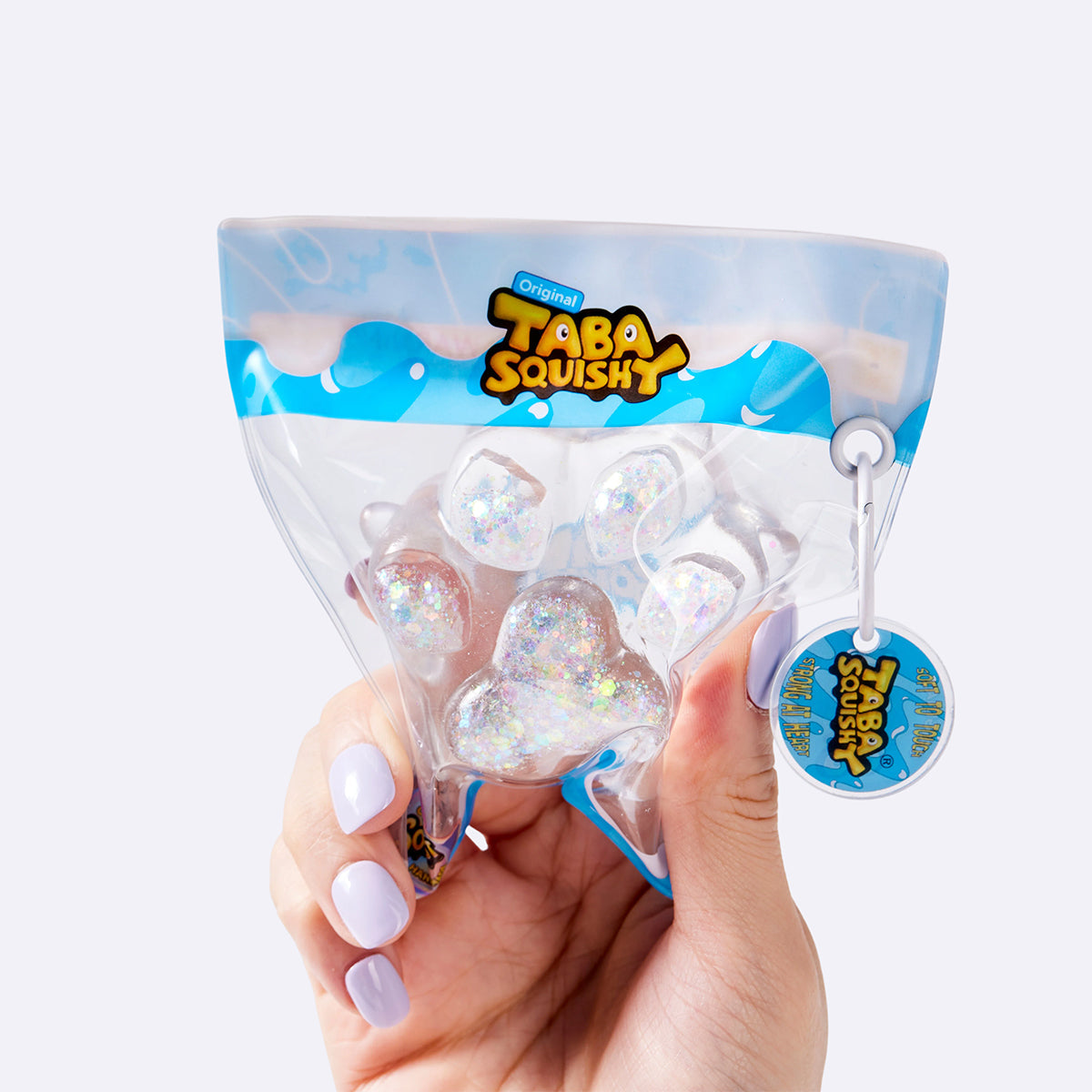 Clear Holographic Cat Paw with Claws