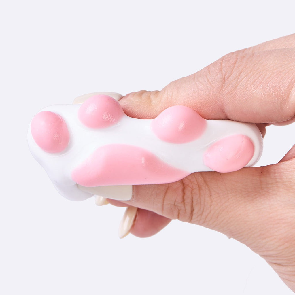 45g White-pink Paw Taba Squishy