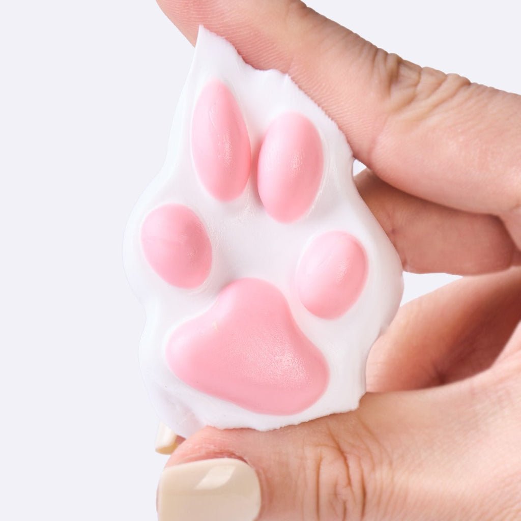 45g White-pink Paw Taba Squishy
