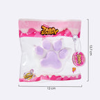 Purple Cat Paw with Claws