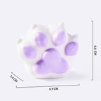 Purple Cat Paw with Claws