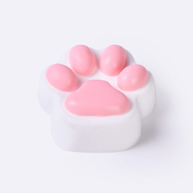 45g White-pink Paw Taba Squishy Hover Image