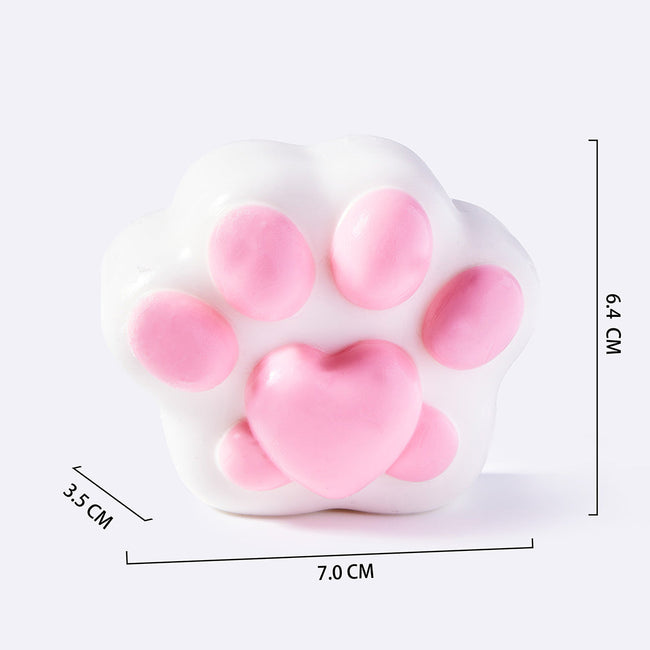 Pink Heart Cat Paw Main Image