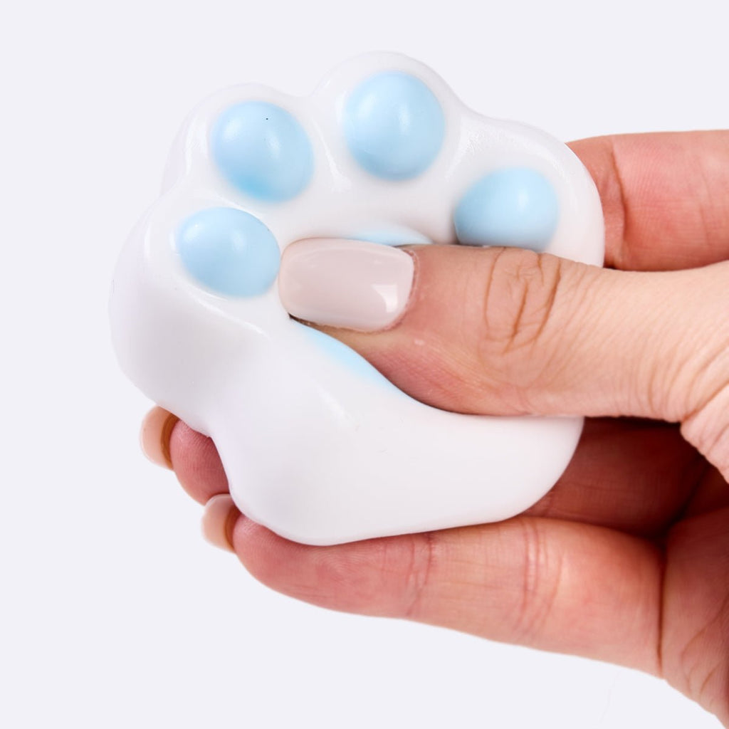 62g White-blue Paw Taba Squishy