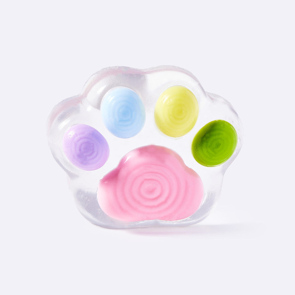 Clear Rainbow Cat Paw
