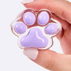 62g Transparent-purple Paw Taba Squishy