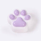 62g White-purple Paw Taba Squishy