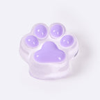 62g Transparent-purple Paw Taba Squishy