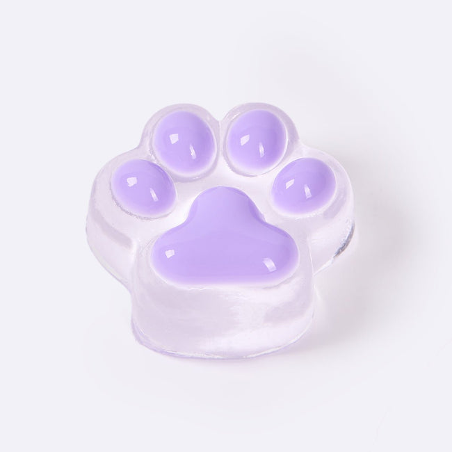 62g Transparent-purple Paw Taba Squishy Hover Image