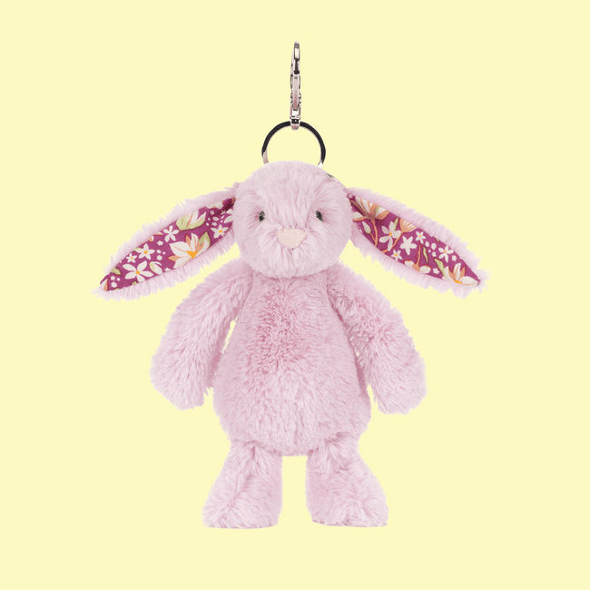 Jellycat Thistlepop Blossom Bunny Bag Charm Hover Image