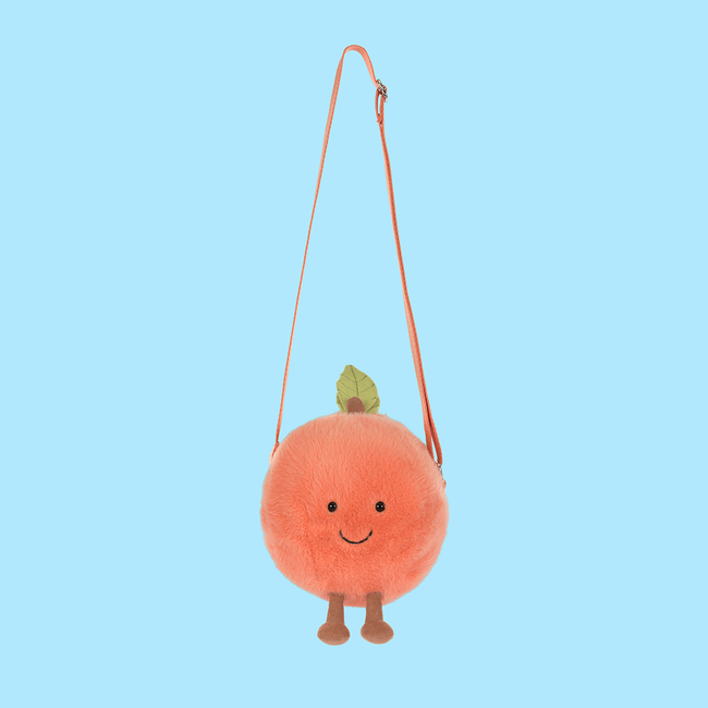 Jellycat Amuseables Peach Shoulder Bag Hover Image