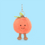 Jellycat Amuseables Peach Bag Charm