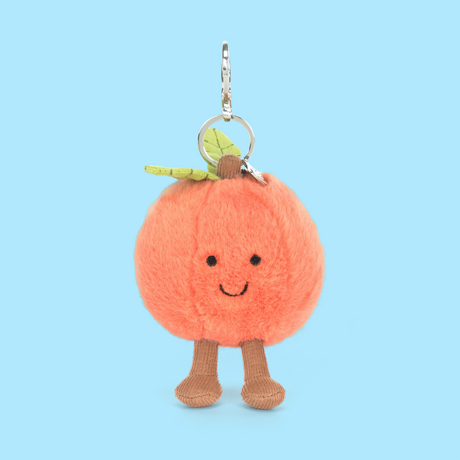 Jellycat Amuseables Peach Bag Charm Hover Image