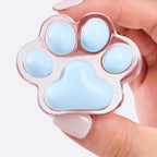 62g Transparent-blue Paw Taba Squishy