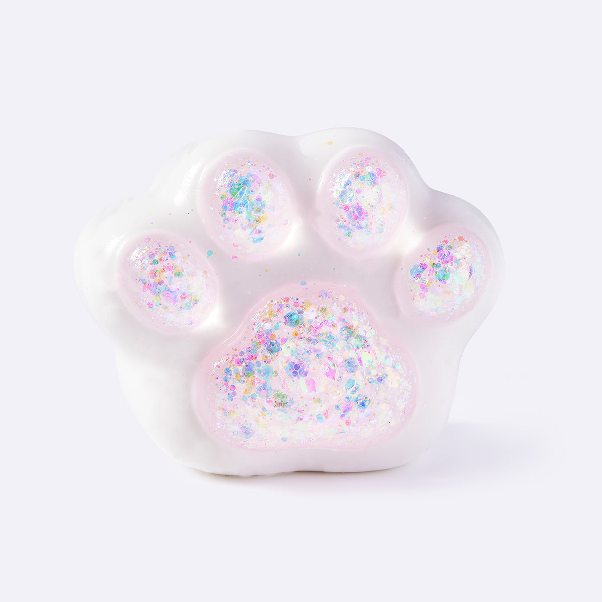 Pink Glitter Cat Paw