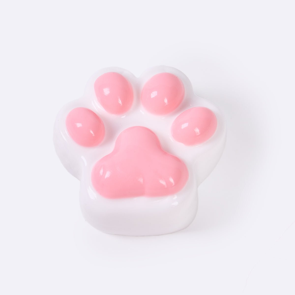 62g White-pink Paw Taba Squishy