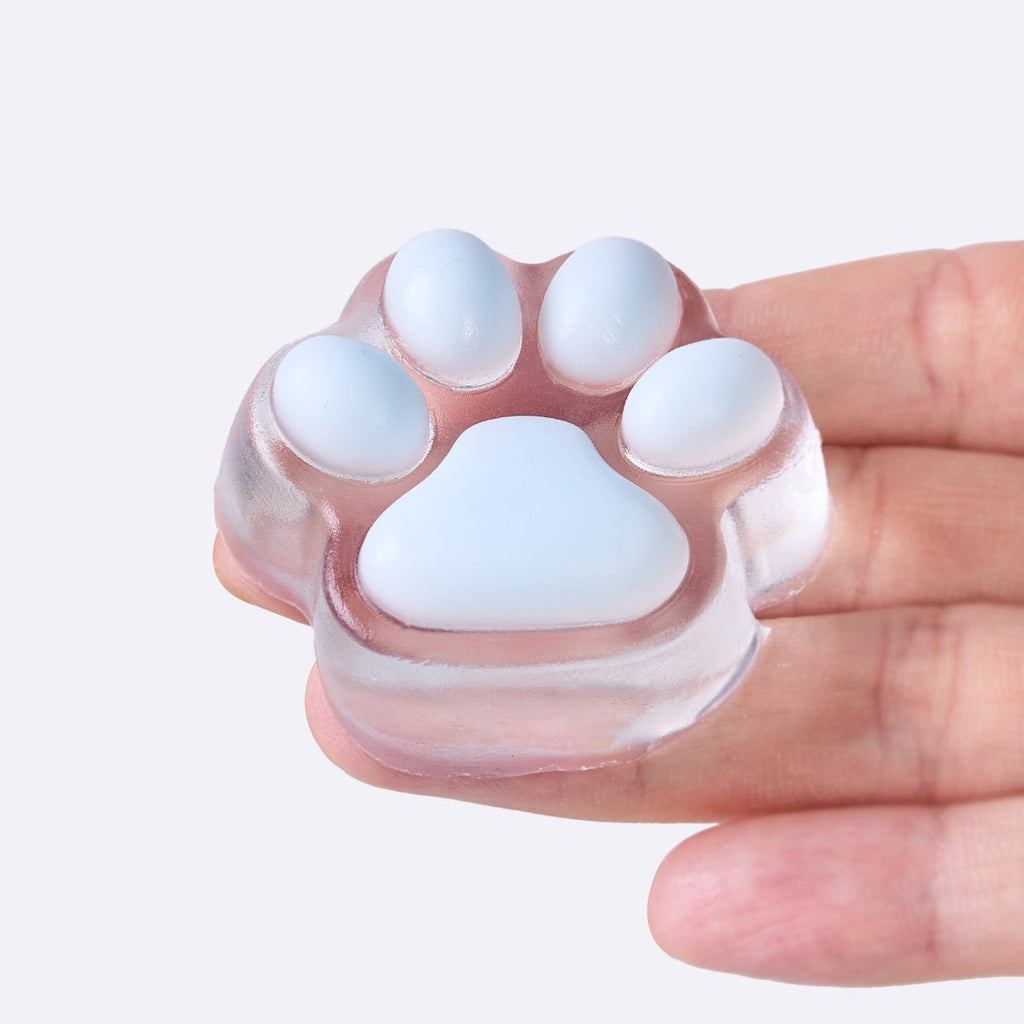 45g Transparent-blue Paw Taba Squishy
