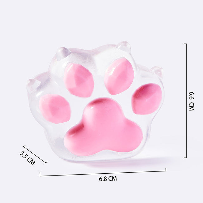 Clear Pink Cat with Claws Main Image