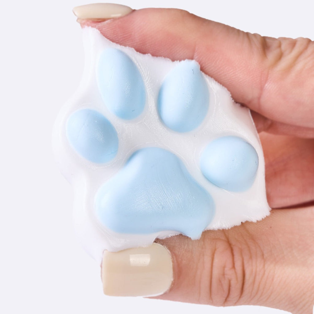 45g White-blue Paw Taba Squishy