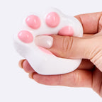 62g White-pink Paw Taba Squishy