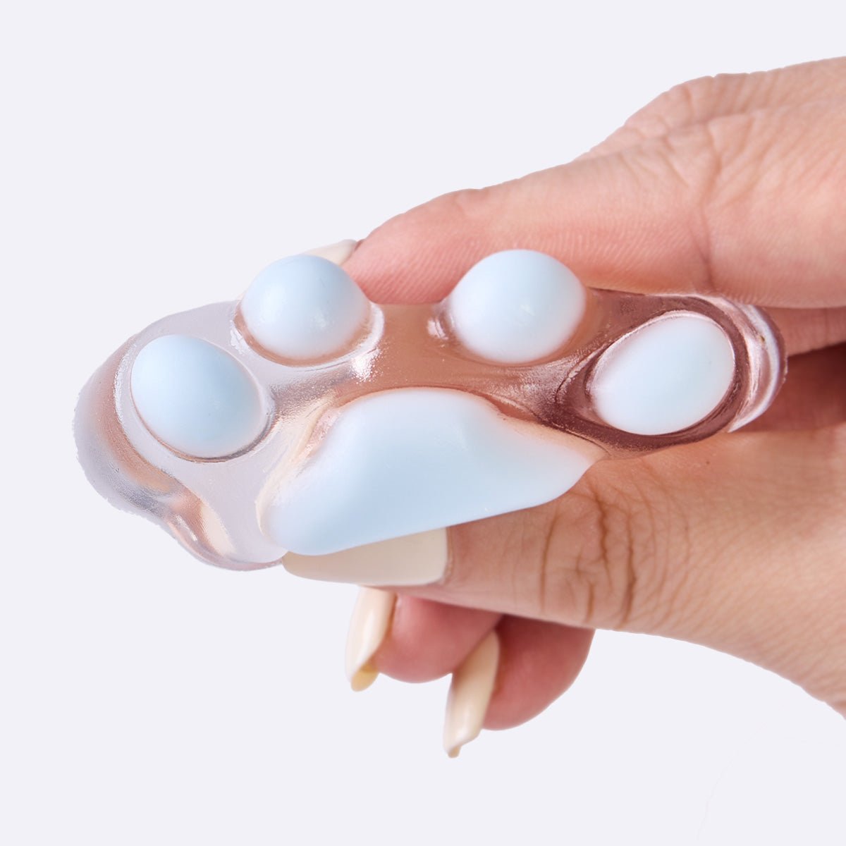 45g Transparent-blue Paw Taba Squishy