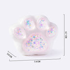 Pink Glitter Cat Paw