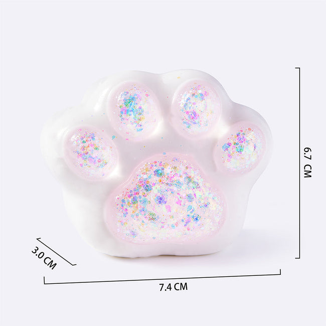 Pink Glitter Cat Paw Main Image